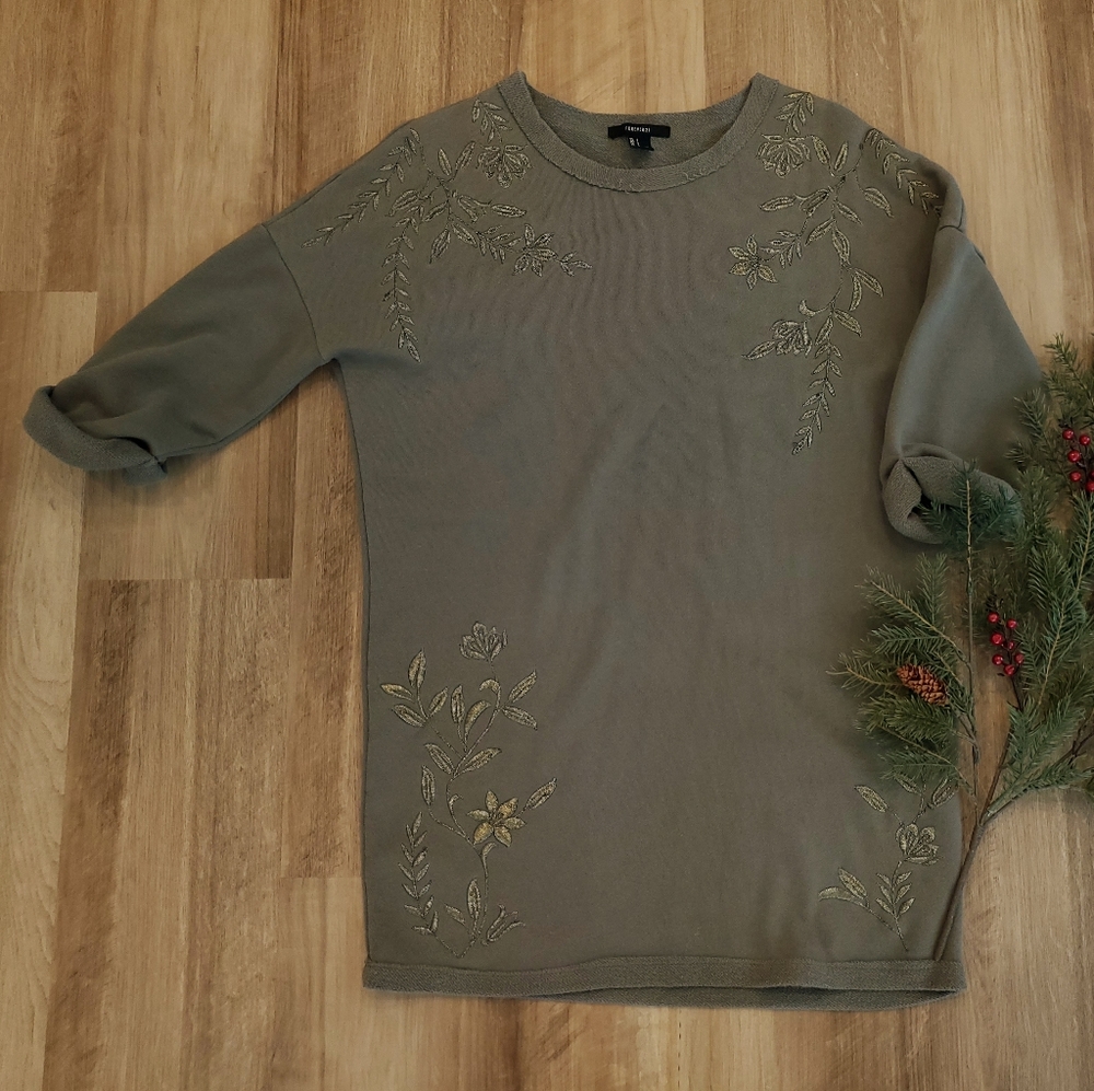 Forever21 Long sweater shirt.